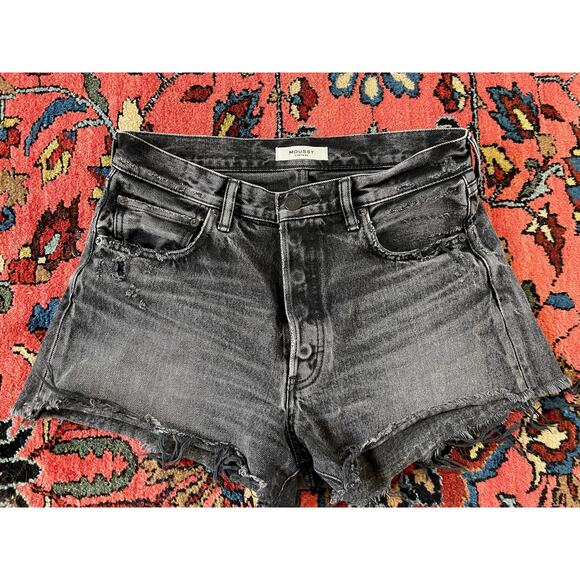 Moussy Vintage 27 Jean Shorts Cut-off Distressed Perrysburg High 540FSC11-2360 - Picture 1 of 11